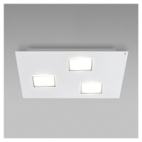 Fabbian Quarter biele stropné LED svetlo 3-pl.