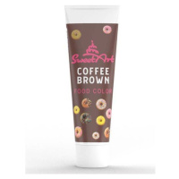 SweetArt gélová farba v tube Coffee Brown (30 g) - dortis - dortis