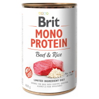 Konzerva Brit Mono protein hovädzie s ryžou 400g