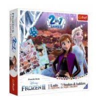 Súbor hier 2v1 Človeče, nehnevaj sa, Hady a rebríky Frozen II / Ľadové kráľovstvo II v krabici 2