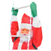 Tutumi Tutumi, LED Santa Claus na svietiacom rebríku 190cm, CHR-00320