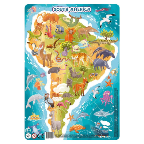 DoDo Puzzle Zvieratá Južná Amerika 53 dielikov