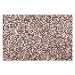 Hnedý patchwork kožený koberec 160 × 230 cm KONYA, 62723