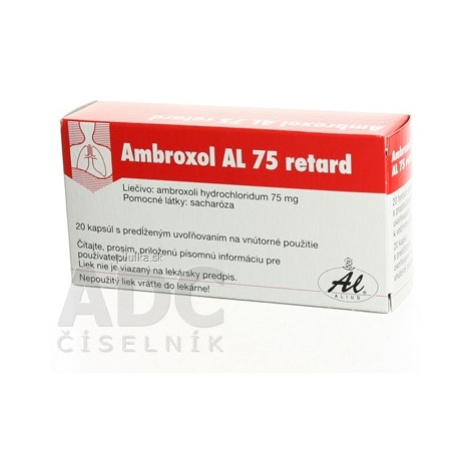 AMBROXOL AL AL 75 retard 75 mg 1 x 20 kapsúl