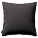 Dekoria Karin - jednoduchá obliečka, čierna, 60 x 60 cm, Cotton Panama, 702-09