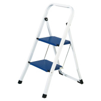 VOG Oceľové skladacie schodíky Stabil 2 stupne, 47 x 54,5 x 82 cm
