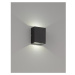 Čierne LED nástenné svietidlo Denver – Fischer &amp; Honsel