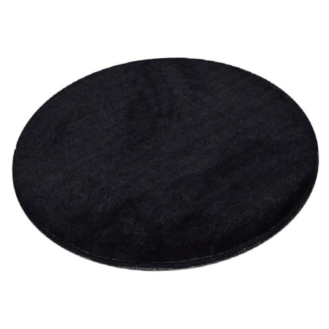 Okrúhly koberec Milano 90 cm čierny