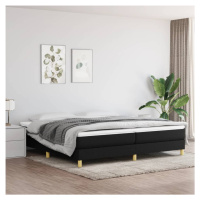 vidaXL Rám na boxspring posteľ čierny látka 200x200 cm