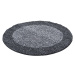Kusový koberec Life Shaggy 1503 grey kruh Rozmery koberca: 160x160 kruh