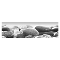 WB 8215 AG Design Samolepiace bordúra na stenu Beach stones, veľkosť 14 cm x 5 m