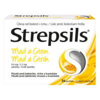 STREPSILS Med a citrón 36 pastiliek