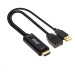 Club3D Aktívny adaptér HDMI na DisplayPort 4K60Hz, M/F