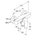 Kludi Ameo - sprchová batéria nástenná 150 chróm 417100575