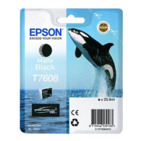 Epson T7608 T76084010 matná čierna (matte black) originálna cartridge