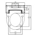 SAPHO - BRILLA závesné WC s elektronickým bidetom BLOOMING NB-R770D-1