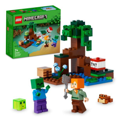 LEGO® Minecraft® 21240 Dobrodružstvo v močiaroch