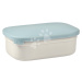 Box na desiatu Stainless Steel Lunch Box Beaba Velvet Grey/Baltic Blue 760 ml z nehrdzavejúcej o