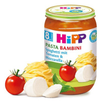 HIPP Príkrm Špagety s rajčinami a mozzarellou, Junior menu (od ukonč. 8. mesiaca) 220 g