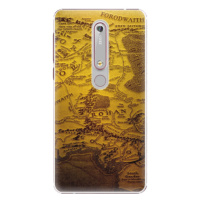 Plastové puzdro iSaprio - Old Map - Nokia 6.1