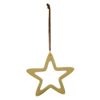 Závesná vianočná dekorácia v zlatej farbe Ego Dekor Star