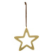 Závesná vianočná dekorácia v zlatej farbe Ego Dekor Star