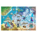 Puzzle 1000 dielikov Disney Mapa - Frozen