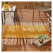 Okrovožltý prateľný koberec 60x90 cm Cilaos – douceur d'intérieur