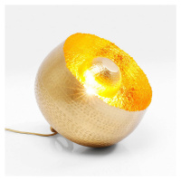 KARE Apollon stolová lampa zlatá matná Ø 28 cm