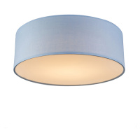 Stropná lampa modrá 30 cm vrátane LED - Drum LED