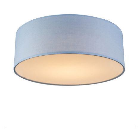Stropná lampa modrá 30 cm vrátane LED - Drum LED QAZQA