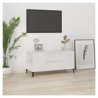 vidaXL TV skrinka biela 102x44,5x50 cm spracované drevo