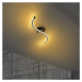 Čierne LED stropné svietidlo 10x67 cm Yilan – Opviq lights