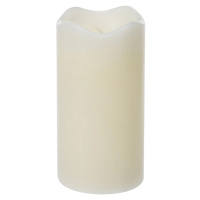 LED sviečka, rustikálna béžová, pr. 7 x 13 cm