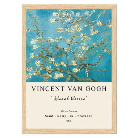 Plagát v ráme 35x45 cm Vincent Van Gogh – Wallity