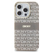 DKNY PC/TPU Repeat Pattern Tonal Stripe Magsafe Zadný Kryt pre iPhone 15 Pro Max Beige