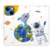 Flipové puzdro iSaprio - Space 06 - iPhone 13 mini