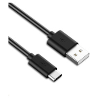 Kábel USB PREMIUMCORD 3.1 C/M - USB 2.0 A/M, rýchlonabíjací prúd 3A, 3 m, čierna
