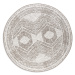 Kusový koberec Gemini 106031 Linen kruh z kolekce Elle – na ven i na doma - 140x140 (průměr) kru