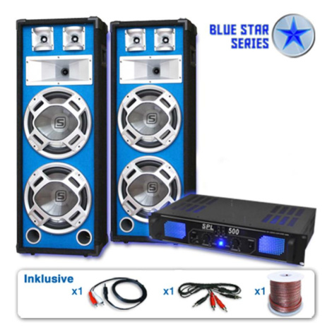 Electronic-Star PA set Blue Star Series„Bassveteran“, 1600 W