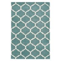 Modrý ručne tkaný vlnený koberec 160x230 cm Albany – Asiatic Carpets