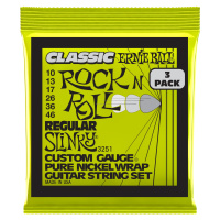 Ernie Ball 3251 Pure Nickel Regular Slinky 3-Pack