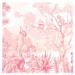 VLADILA  Sleepy Meadow In Pink - tapeta