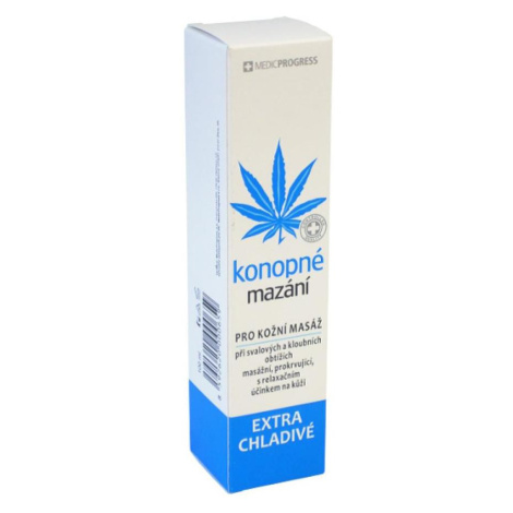 MEDICPROGRESS Konopné mazanie Extra chladivé 100 ml