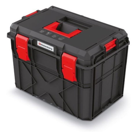 Kufr na nářadí XEBLOCCK PRO 54,6 x 38 x 40,7 cm černo-červený Prosperplast