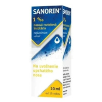 SANORIN 1 ‰ nosová roztoková instilácia 10 ml