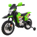 mamido Detská elektrická motorka Cross Force zelená