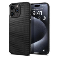 Kryt Spigen Liquid Air, matte black - iPhone 15 Pro (ACS06704)