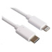 PREMIUMCORD Apple Lightning - USB-C™ USB nabíjací a dátový kábel MFi pre Apple iPhone/iPad, 0,5 