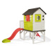 Detský domček na pilieroch Pilings House Smoby so šmykľavkou a rebríkom 810800